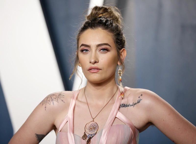 FILE PHOTO: Paris Jackson attends the Vanity Fair Oscar party in Beverly Hills during the 92nd Academy Awards, in Los Angeles, California, U.S., February 9, 2020.  REUTERS/Danny Moloshok
